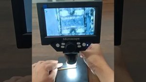 5.5» LCD Digital Microscope 1000X 1080P Coin Microscope Magnifier with Stand Soldering Microscope