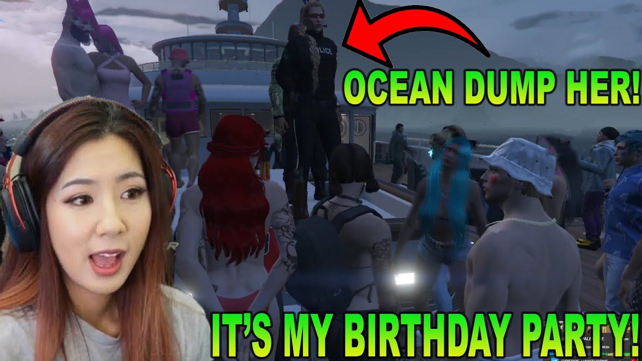 APRIL FOOZE'S BIRTHDAY PARTY, THEN A COP CRASHES THE PARTY AND GETS OCEAN DUMP смотреть онлайн