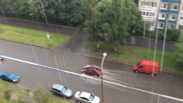 Супер ливень в санкт-петербурге! super downpour in St. Petersburg! смотреть онлайн
