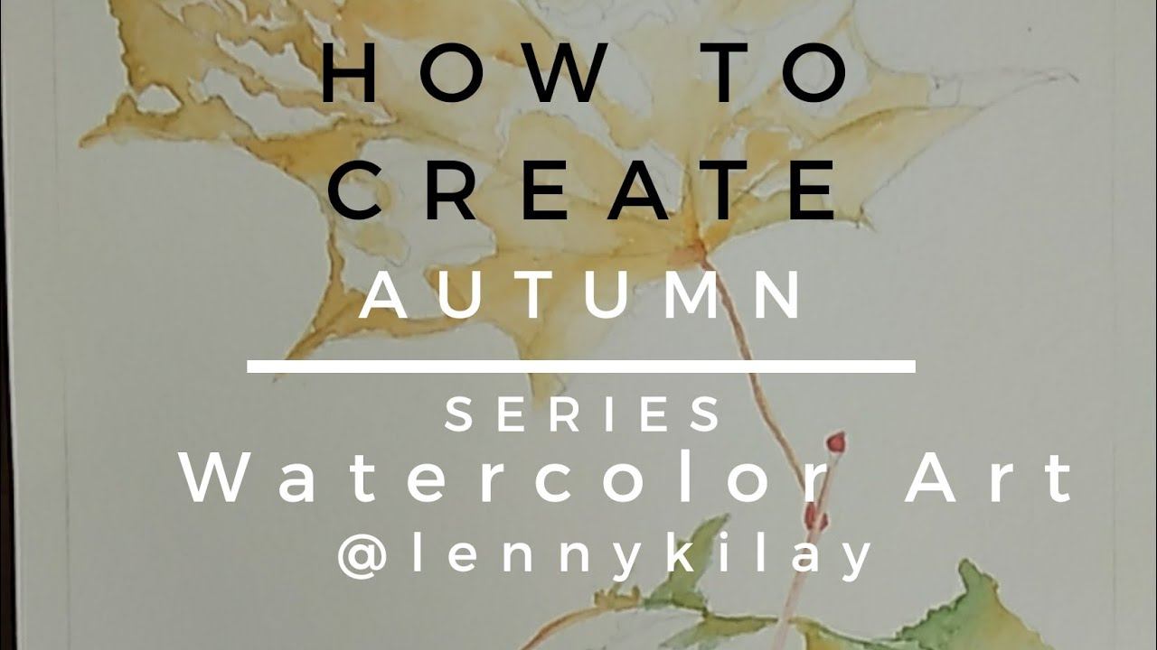 FINAL RESULT | AUTUMN SERIES | REALISM WATERCOLOR PAINTING смотреть онлайн