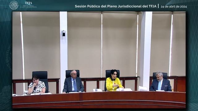 Sesión del Pleno Jurisdiccional del TFJA 24 abril 2024 смотреть онлайн