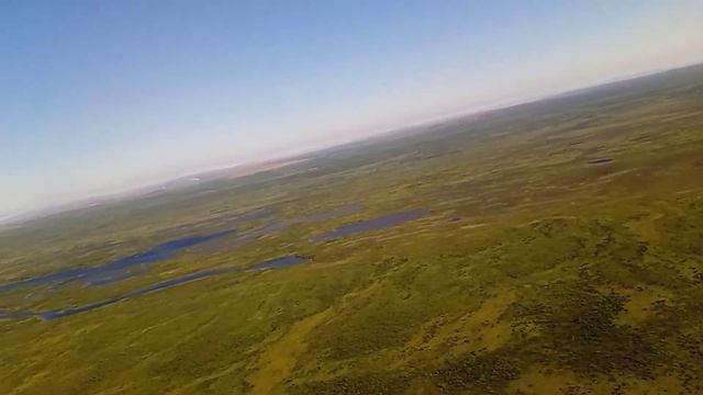 Норильск, 2023 г., взлет из аэропорта Алыкель