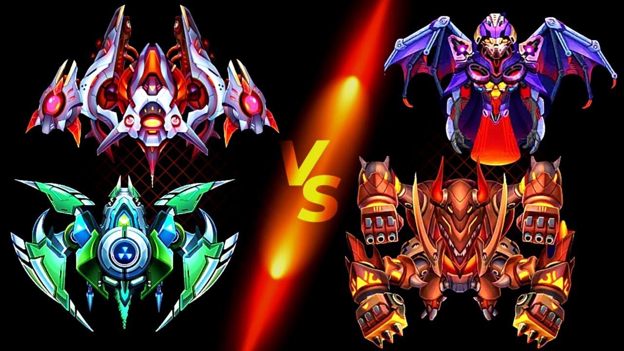 Space Shooter Galaxy Attack Kratos Ship Vs Boss 43 and 44 by spiderlord official