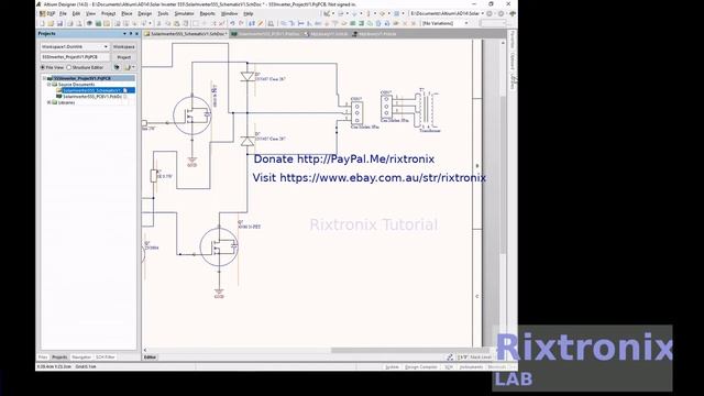 Tutorial building solar inverter with 555 altium part 6 смотреть онлайн