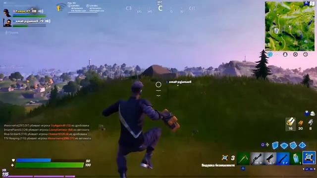 Fortnite Парные сражения+ раскрытие четвёртова члера команды (Fxman) смотреть онлайн