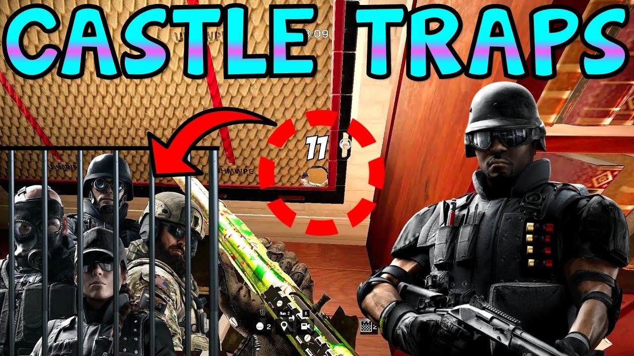 HOW TO SET TRAPS w/ CASTLE - Rainbow Six Siege смотреть онлайн