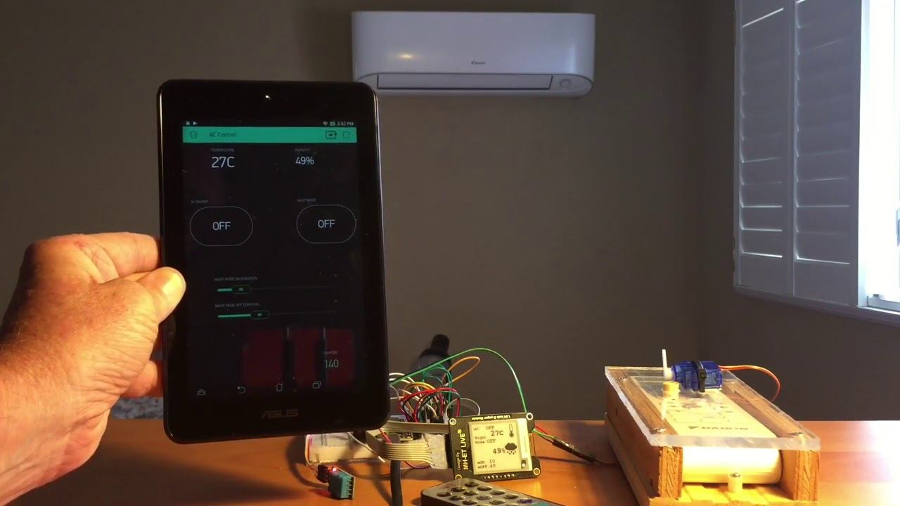 ESP32 and Blynk Air Conditioner Control System смотреть онлайн