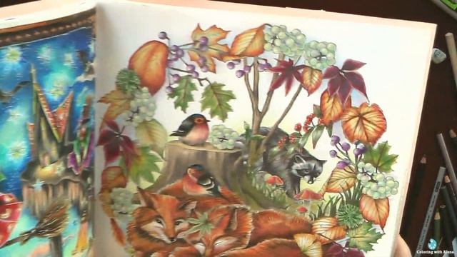 TOP-10 Моих ЛЮБИМЫХ раскрашенных работ / Раскраски-антистресс смотреть онлайн