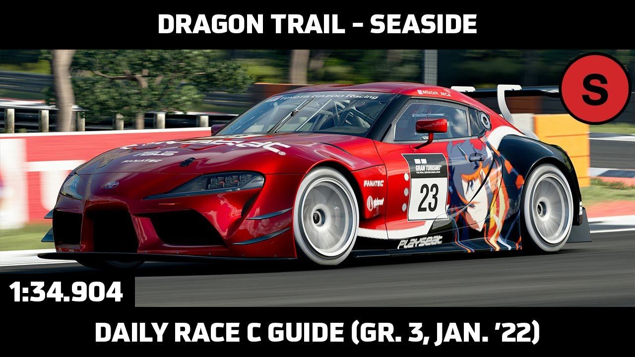 Gran Turismo Sport - Daily Race Lap Guide - Dragon Trail Seaside - GR Supra Racing Concept (Gr. 3) смотреть онлайн