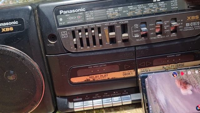 Обзор магнитолы Panasonic RX.CT870 смотреть онлайн