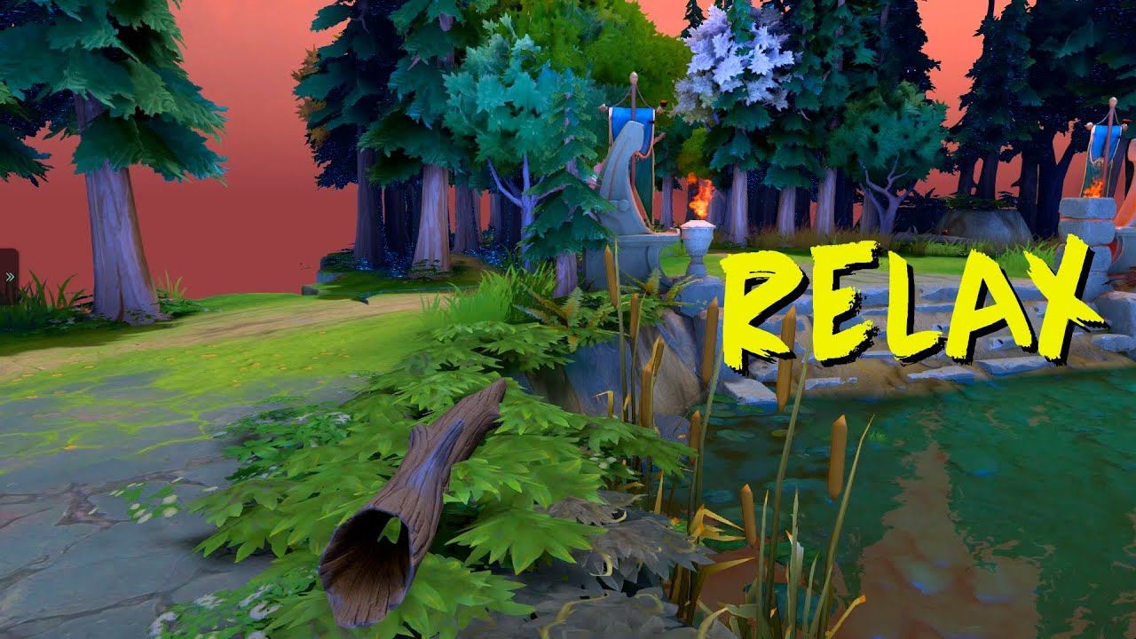 Dota 2 Relax Ambient Game / One hour of silence in dota, ambient only смотреть онлайн
