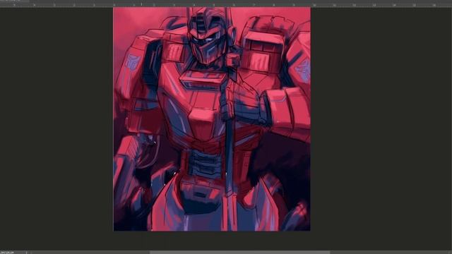 Transformers: War for Cybertron | Optimus Prime | Speedpaint смотреть онлайн