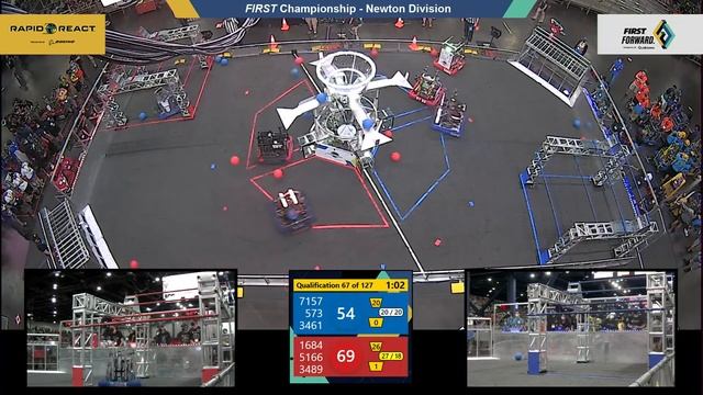 Qualification 67 - 2022 FIRST Championship - Newton Division смотреть онлайн
