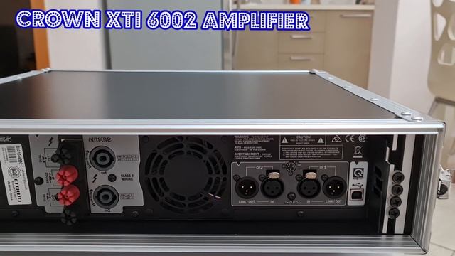 @crownaudio MY NEW CROWN XTI 6002 PROFESSIONAL AMPLIFIER 2×2100 WATT
