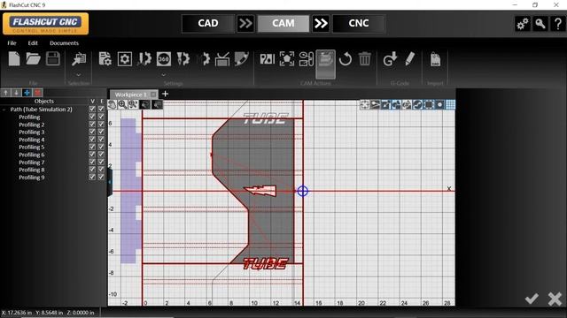 Square Tube Plasma Cutting with FlashCut CNC смотреть онлайн