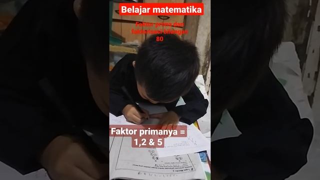 faktor prima dan faktorisasi dari bilangan 80 смотреть онлайн