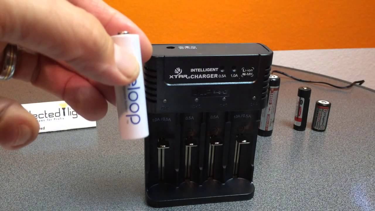 Xtar XP4c 4 Schacht Ladegerät für Li-Ionen und Ni-Mh Akkus смотреть онлайн