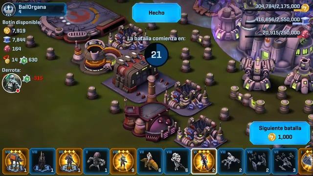 Star Wars Commander \\ AT ACT a nivel 3 EMPIRE смотреть онлайн