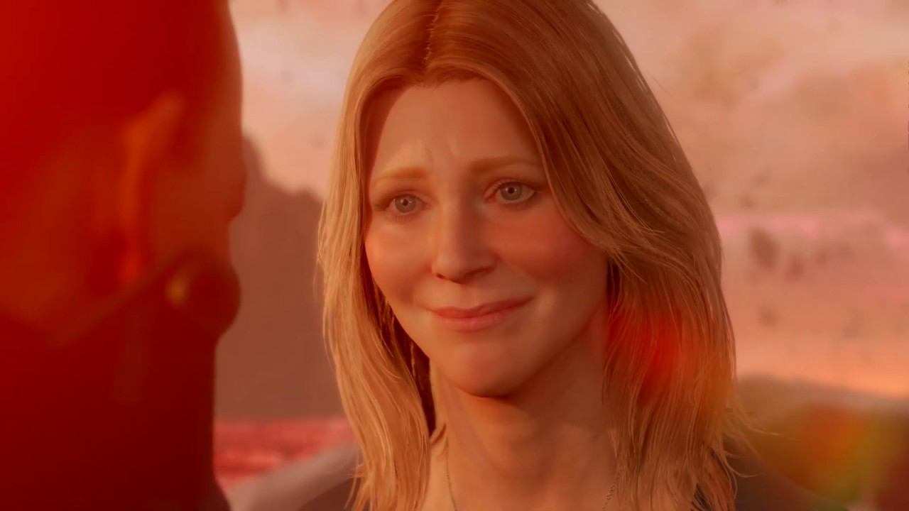 Sam & Amelie Share A Hug On The Beach - Death Stranding смотреть онлайн