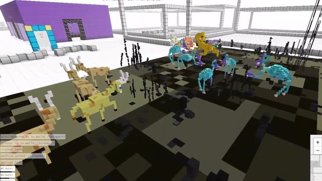 My Lobby Is Better Than Yours, environmental installation in Cryptovoxels смотреть онлайн