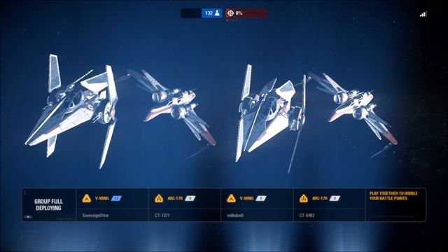 V-Wing Starfighter Gameplay-Star Wars Battlefront II смотреть онлайн