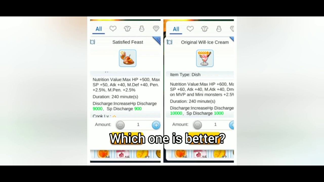 Damage test | Satisfied Feast (Penetration) vs Ice Cream (Dmg to MVP) | Ragnarok Mobile смотреть онлайн