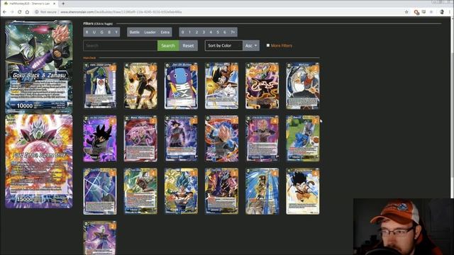 Series 7 Blue/Yellow Zamasu Deck Profile смотреть онлайн