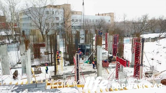 LIFE-Варшавская I Ход строительства. Февраль 2019 I ГК Пионер смотреть онлайн