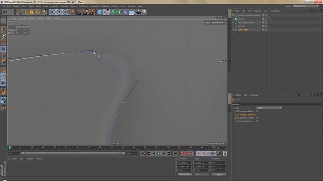 Creating Spline Shapes in C4D Part 01-09: Creating the Openings | Cinema 4D Tutorial смотреть онлайн