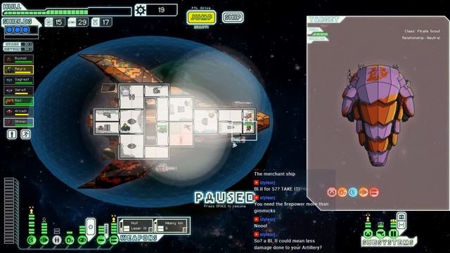 Bio Plays : FTL : Bio's Fleet : Ep.39 Burst Laser Mark Nope смотреть онлайн