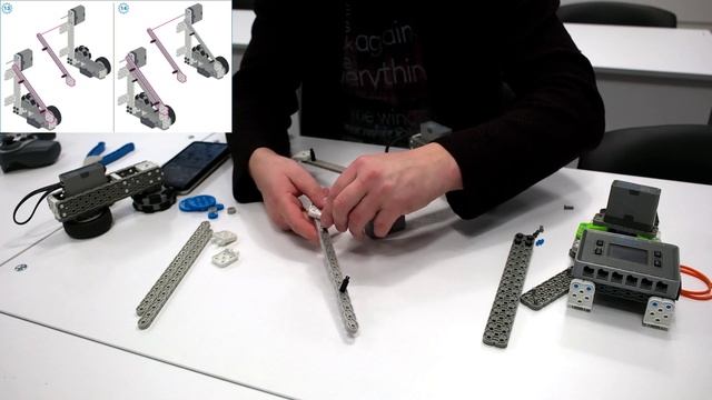 Сборка и улучшение тележки VEX IQ Cawbot