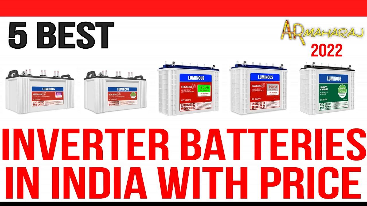 ✅ Top 5 Best Inverter Batteries in India 2023 with Price | Best Luminous Battery for Home смотреть онлайн
