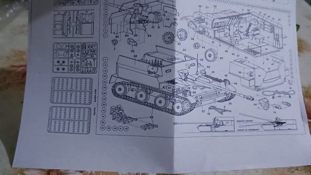 Распаковка модели Артелерийская самоходка АСУ-57 смотреть онлайн