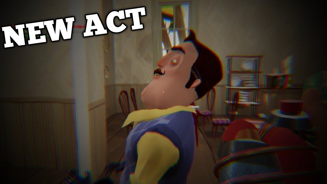 HELLO NEIGHBOR NEW ACT MOD GAMEPLAY WALKTHROUGH смотреть онлайн
