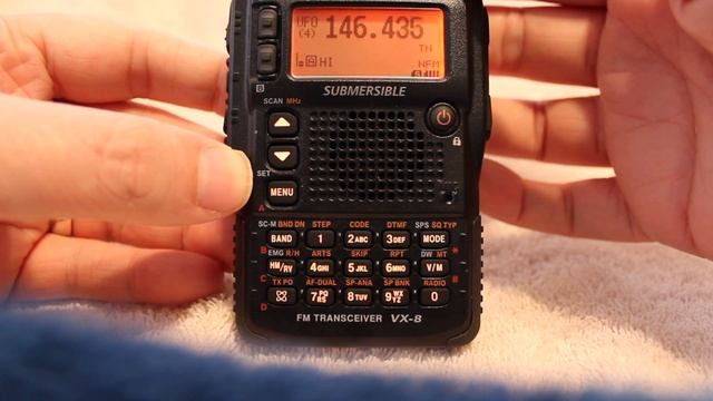 Yaesu VX-8DR: Scanning Memory and VFO Mode смотреть онлайн