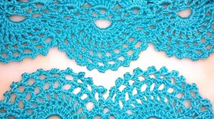 Красивая кайма крючком.