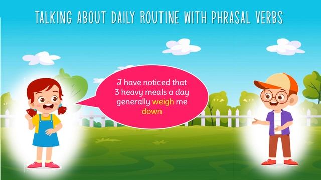 Talking About Daily Routine with phrasal verbs | English Learning for Kids смотреть онлайн