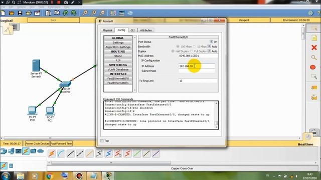 Membangun Jaringan Komputer Dengan Metode Routing Static Dan DHCP Server Menggunakan Cisco смотреть онлайн