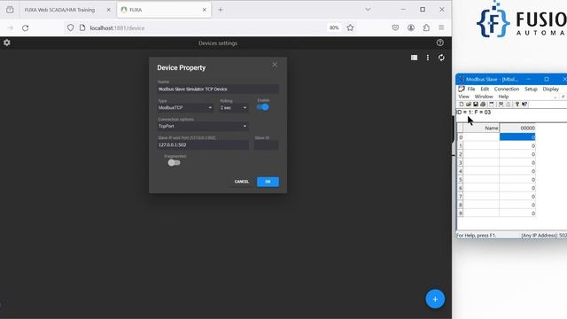 How to Setup Modbus TCP IP Device Communication with FUXA Web SCADA | Modbus Slave | IoT | IIoT | смотреть онлайн