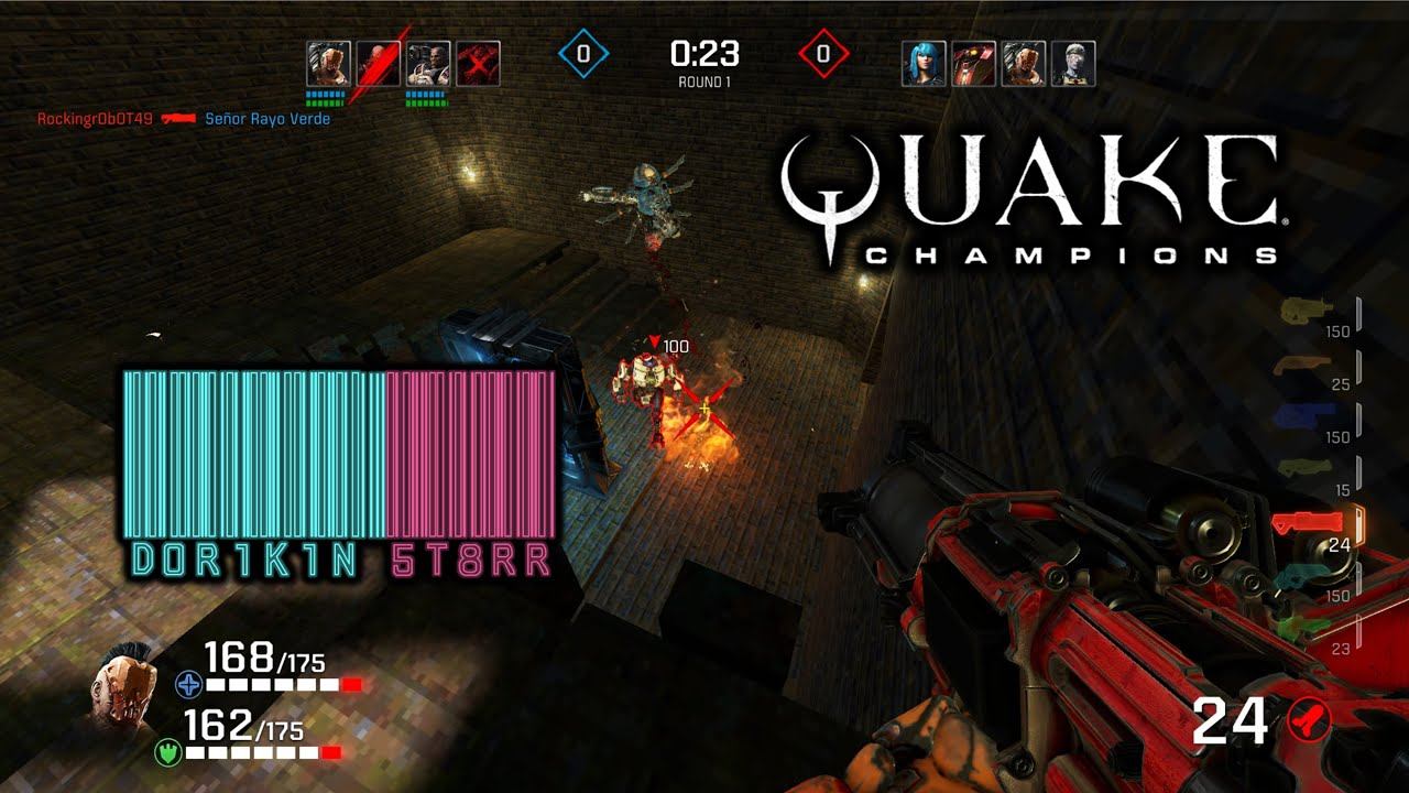 Quake Champions - Clan Arena @ The Dark Zone (Gameplay) смотреть онлайн