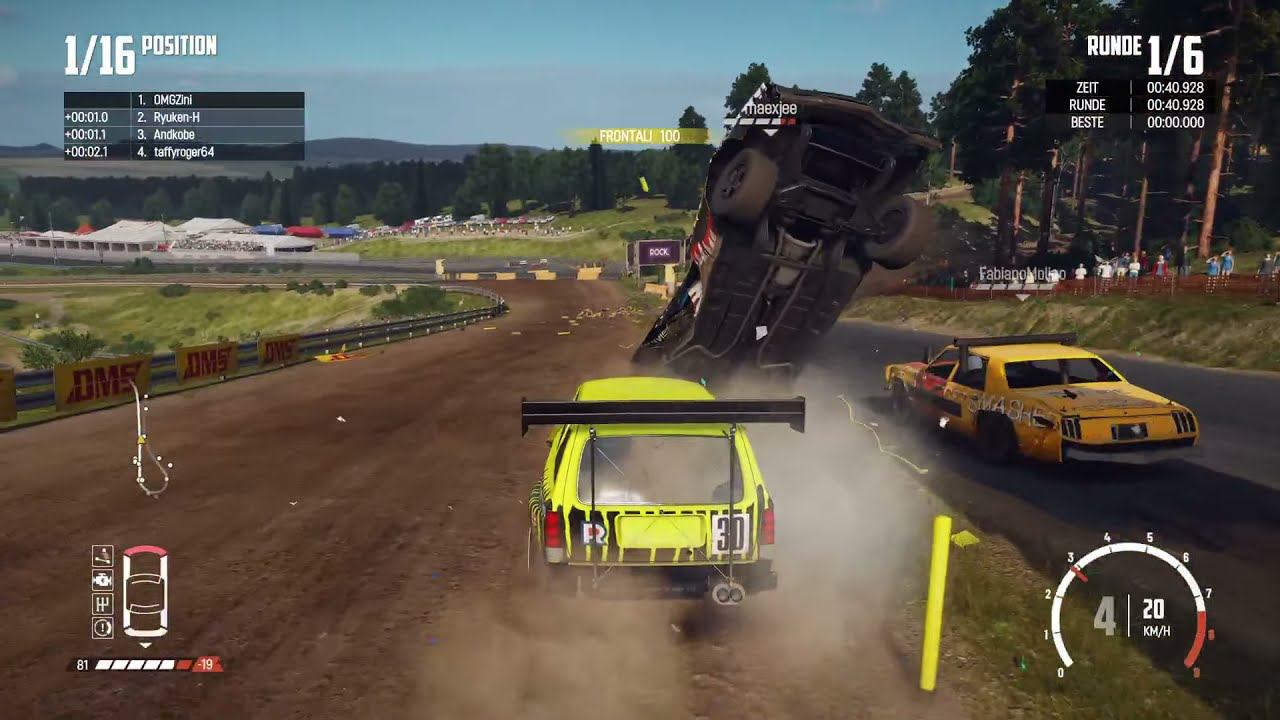 Wreckfest Multiplayer PS5 @ Public Server смотреть онлайн
