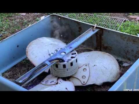 Arctic Aire Box Fan Destruction