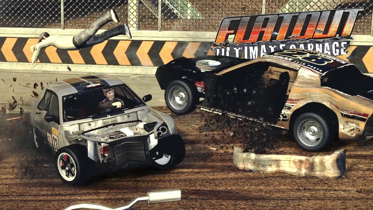 FlatOut: Ultimate Carnage [100%] | #004 | Crash mich Hart du Sau! [Deutsch] смотреть онлайн