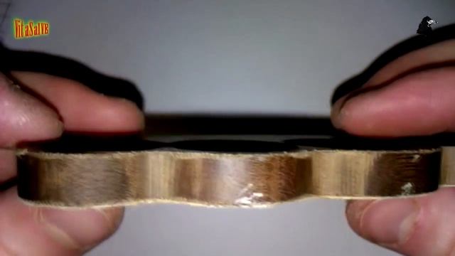 Самодельный кастет №2, текстолит / Brass knuckles Russia смотреть онлайн