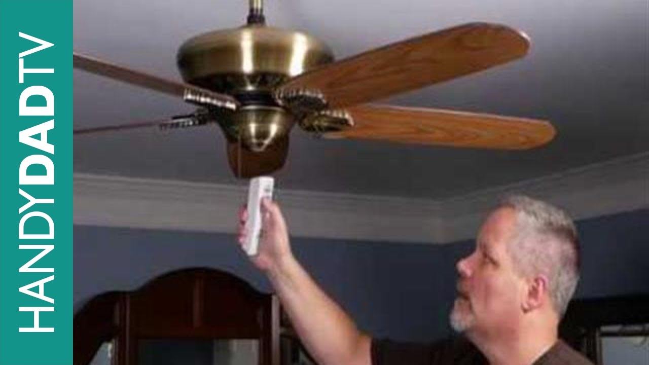 How to Install a Ceiling Fan Remote Control смотреть онлайн