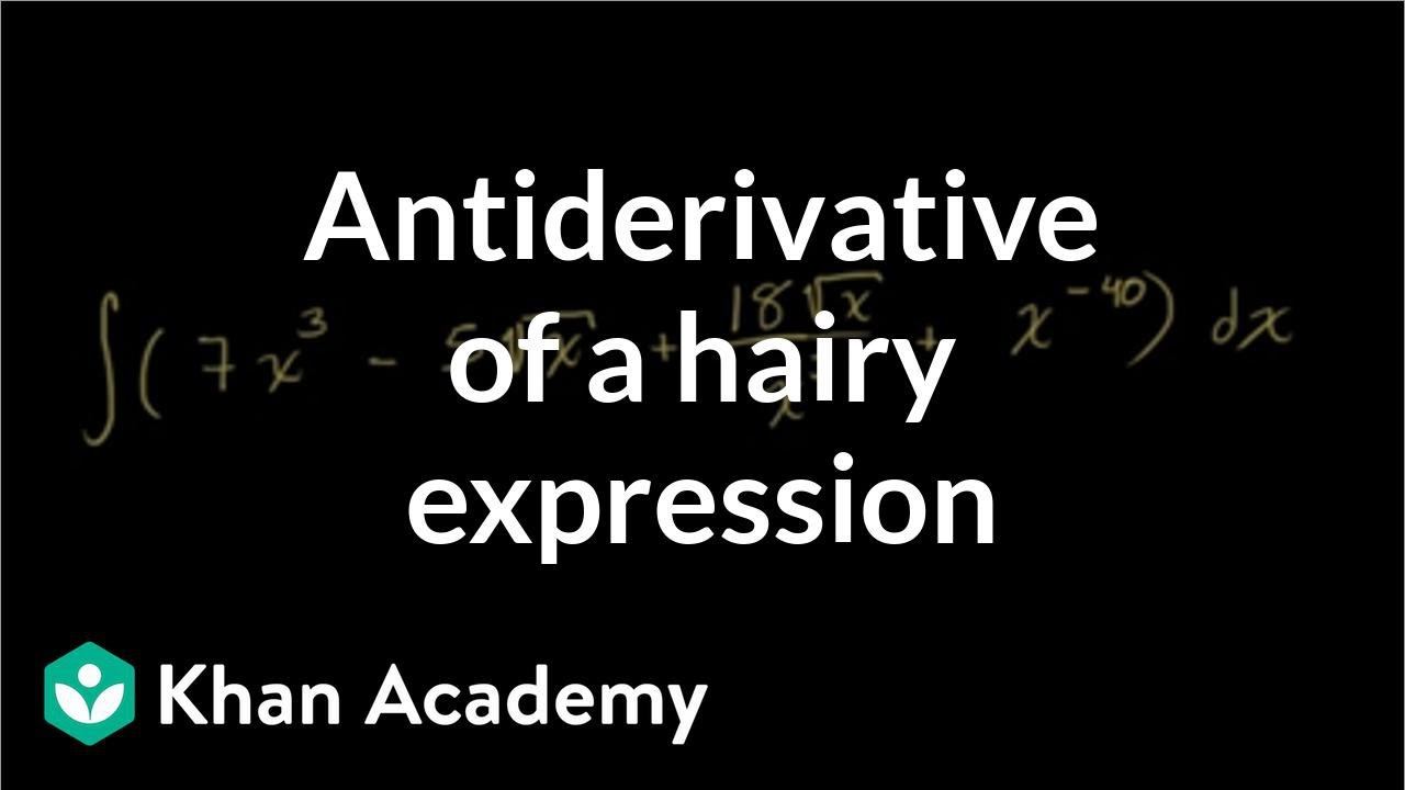 Antiderivative of hairier expression смотреть онлайн