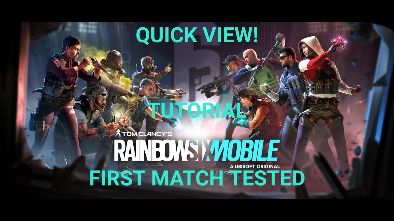 Quick Gameplay of Rainbow Six Siege Mobile TUTUORIAL + FIRST MATCH (No Commentary) смотреть онлайн