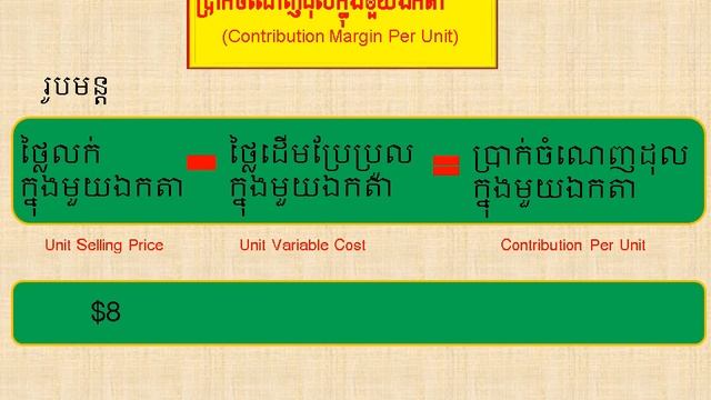 Contribution Margin смотреть онлайн