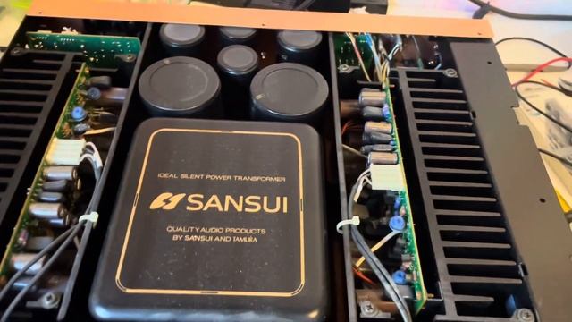 Sansui au-a907dr (№2) профилактика! Часть 1. Осмотр, разборка смотреть онлайн