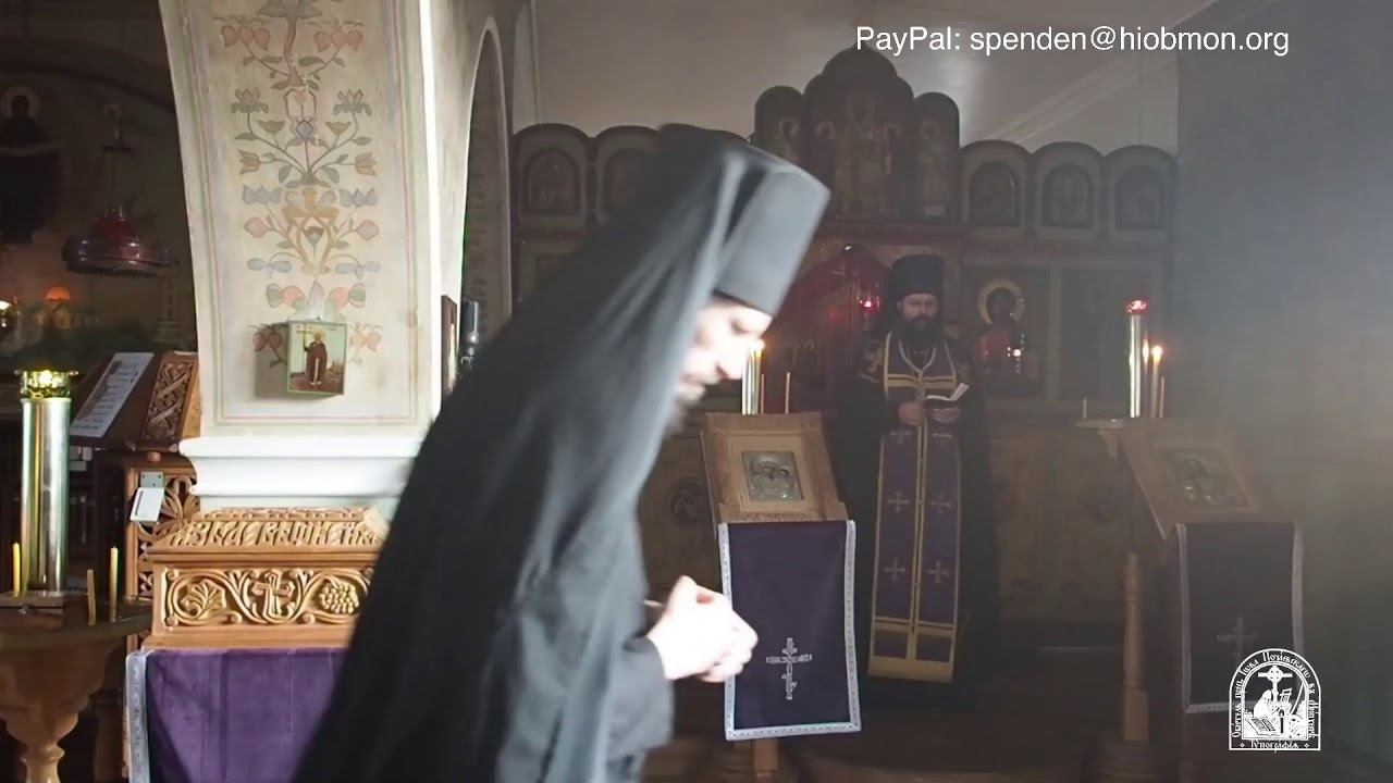 Полунощница и постная утреня, часы, среда, Седмица 6-я Великого поста (седмица ваий). смотреть онлайн